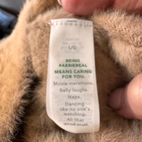 Aerie Soft Tan Oversized Crew Neck Sweater - Picture 10 of 11